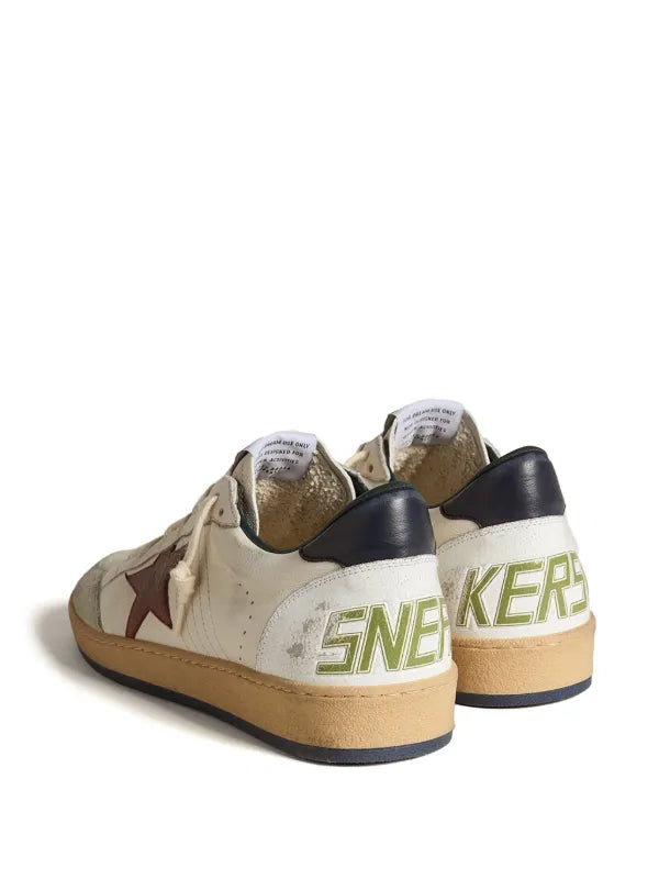 Golden Goose tenis Ball Star Blanco estrella vino