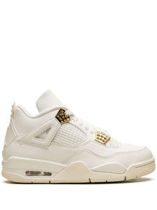 Jordan tenis Air Jordan 4 Sail beige dorado