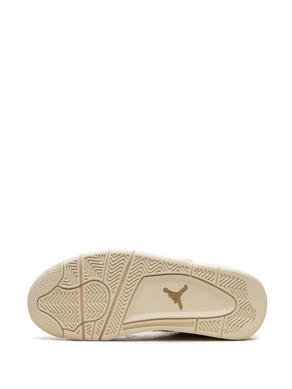 Jordan tenis Air Jordan 4 Sail beige dorado