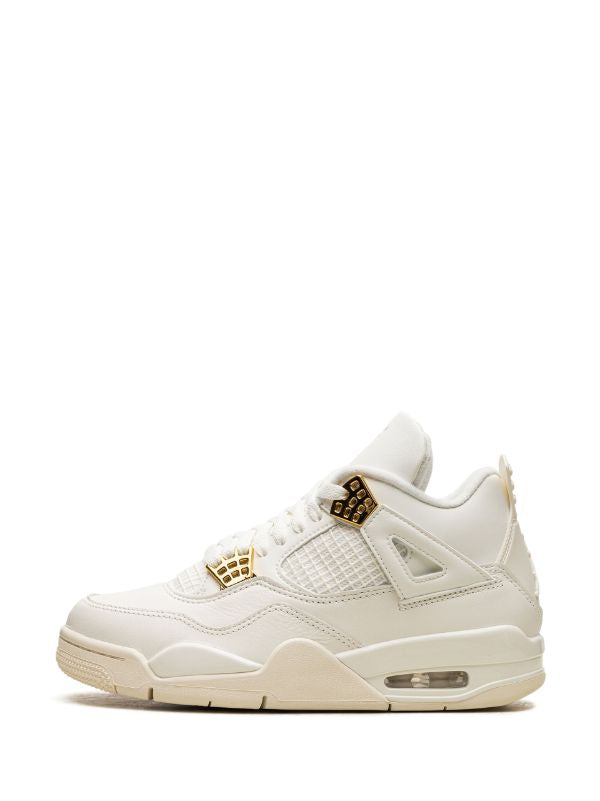 Jordan tenis Air Jordan 4 Sail beige dorado