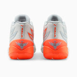 N373O PUMA MB.02 Gorangé Basketballschuhe Gris Naranja