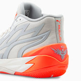 N373O PUMA MB.02 Gorangé Basketballschuhe Gris Naranja