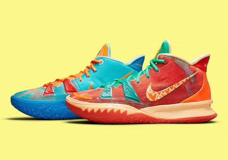 N372O Nike Kyrie 7 Sneaker Room Fire and Water mar y Tierra