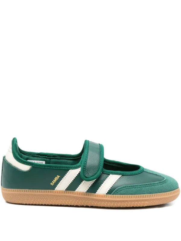 adidas gazelle silver green womens adidas tenis Samba verde flat ballerina– INEEDTENIS
