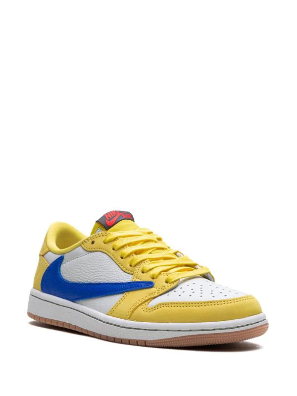 Jordan tenis Air Jordan 1 Retro Low Canary de JORDAN x Travis Scott