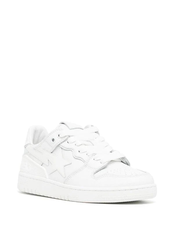 N373O A BATHING APE® tenis bajos BAPE STA Blanco total