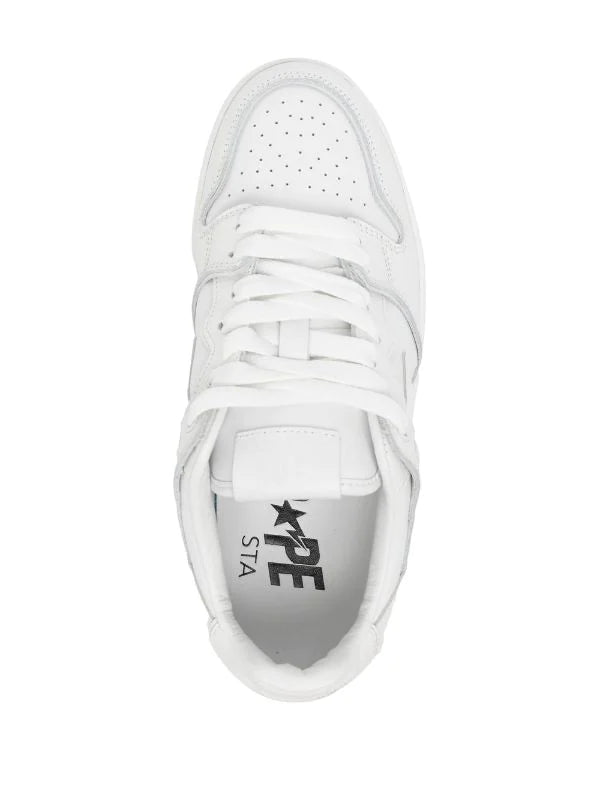 N373O A BATHING APE® tenis bajos BAPE STA Blanco total