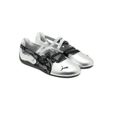 PUMA SPEEDCAT BALLET LACES SILVER BLACK