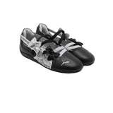 PUMA SPEEDCAT BALLET LACES BLACK WHITE WOMENS - Calzado de mujer y hombre
