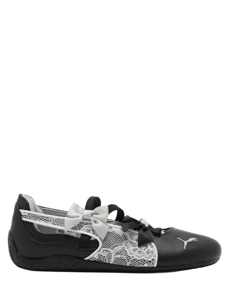 PUMA SPEEDCAT BALLET LACES BLACK WHITE WOMENS - Calzado de mujer y hombre
