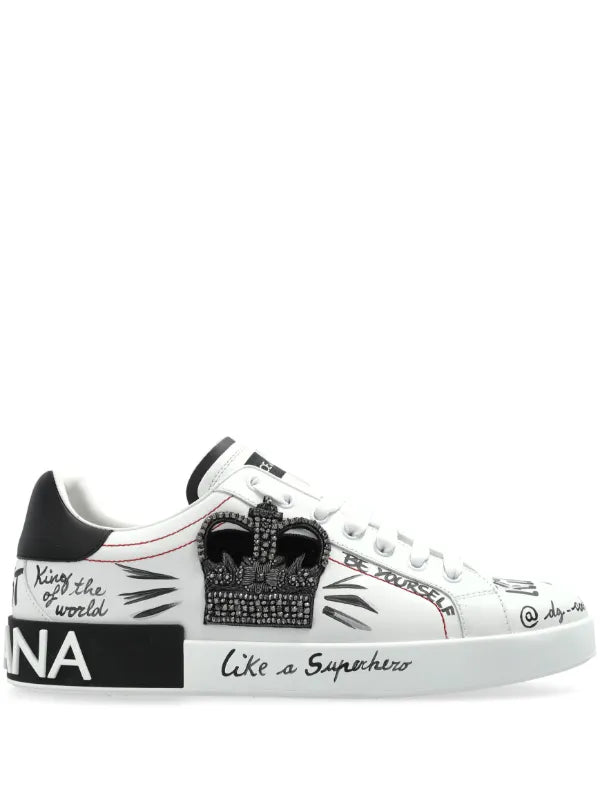 Dolce & Gabbana tenis con parche del logo