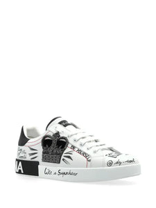 Dolce & Gabbana tenis con parche del logo