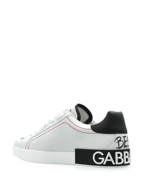 Dolce & Gabbana tenis con parche del logo