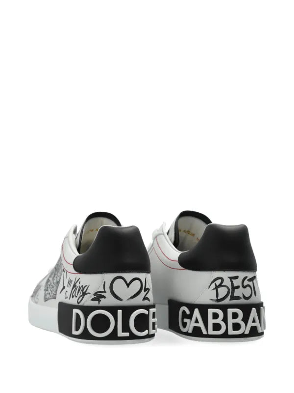 Dolce & Gabbana tenis con parche del logo