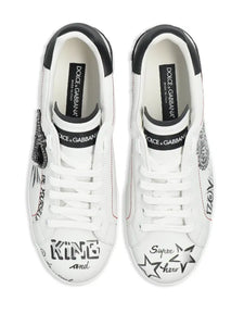 Dolce & Gabbana tenis con parche del logo