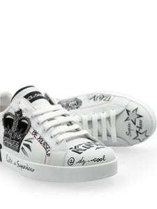 Dolce & Gabbana tenis con parche del logo