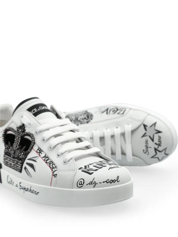 Dolce & Gabbana tenis con parche del logo