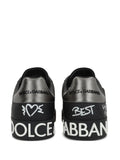 Dolce & Gabbana tenis con parche del logo negro
