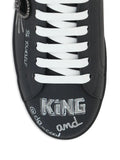 Dolce & Gabbana tenis con parche del logo negro