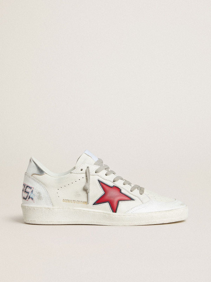 Ball Star LTD de con estrella roja y refuerzo del talón plateado