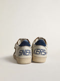 Golden Goose tenis Ball Star Beige estrella café talón azul