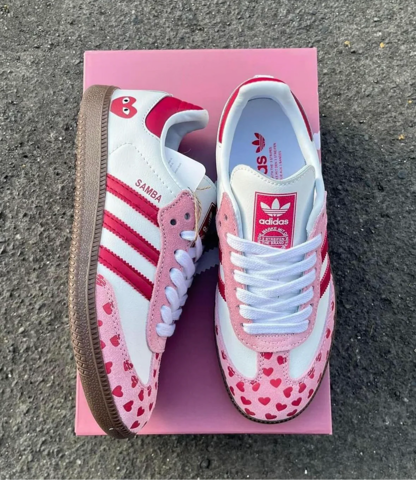 ADIDAS SAMBA X CDG PLAY SNEAKERS