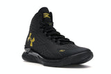Under Armour Curry 1 Estandarte Negro y Dorado bota original