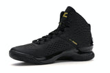 Under Armour Curry 1 Estandarte Negro y Dorado bota original