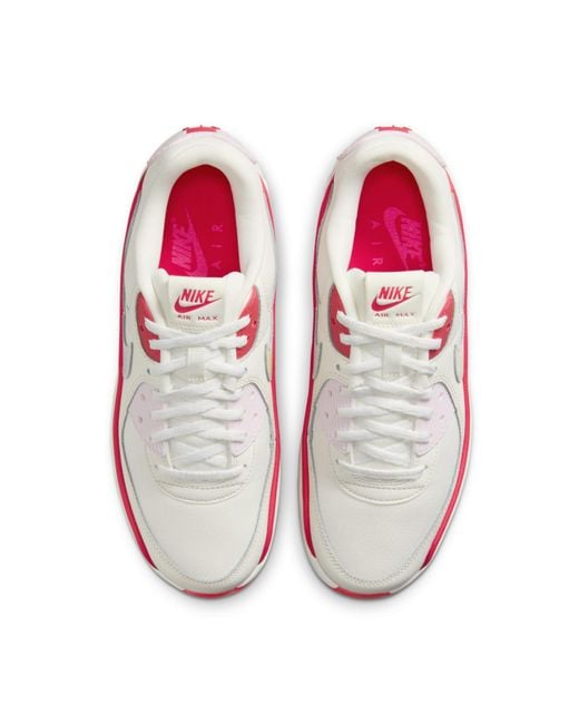 Nike Women's Red (Wmns) Air Max 90 Lv8 'Sail Siren' rosa Valentin - Calzado de mujer y hombre