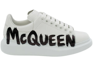 (G5) Alexander Mcqueen Blanco Negro GRAFFITI