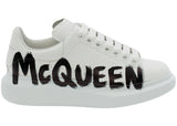 (G5) Alexander Mcqueen Blanco Negro GRAFFITI