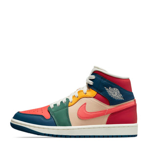 N373O Tenis Air Jordan 1 Mid Se Multicolor