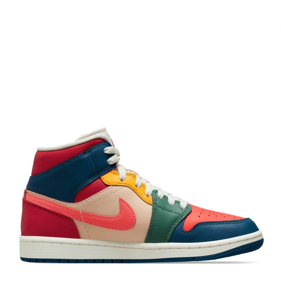 N373O Tenis Air Jordan 1 Mid Se Multicolor