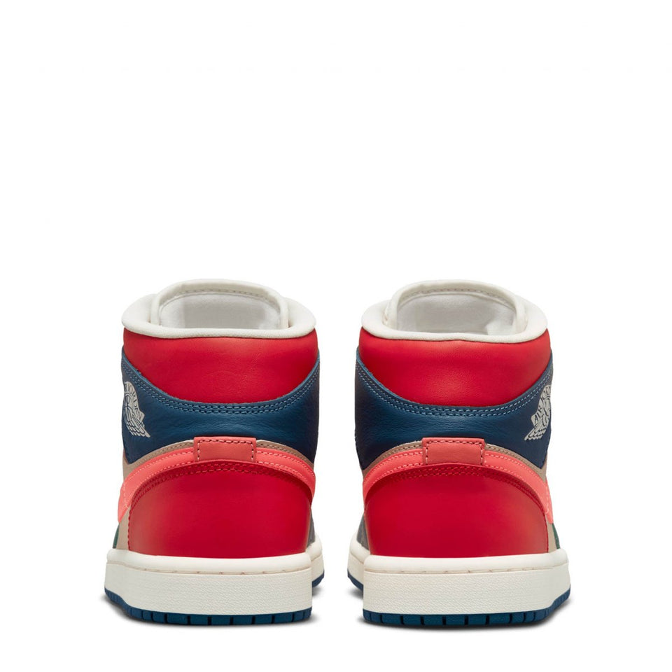 N373O Tenis Air Jordan 1 Mid Se Multicolor