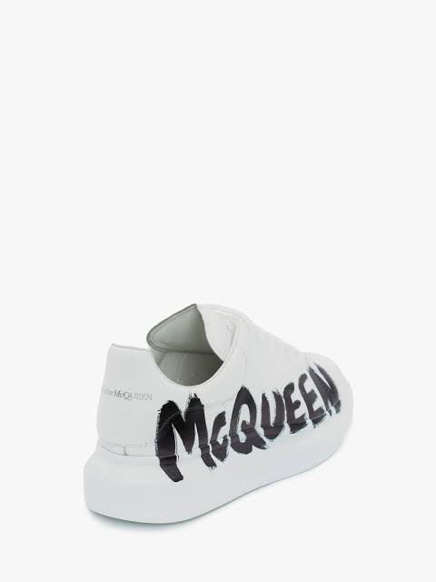 (G5) Alexander Mcqueen Blanco Negro GRAFFITI