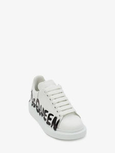 (G5) Alexander Mcqueen Blanco Negro GRAFFITI