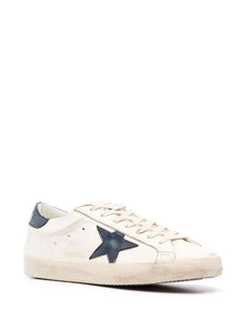 N373O Golden Goose tenis Super-Star talón marino