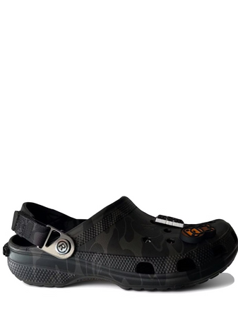 Crocs Classic Clog A Bathing Ape ABC Camo Black Bape (Friends & Family