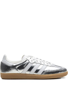 adidas tenis Samba OG "Silver Metallic Cracked Leather