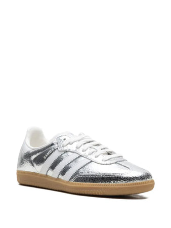 adidas tenis Samba OG "Silver Metallic Cracked Leather