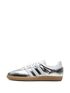 adidas tenis Samba OG "Silver Metallic Cracked Leather