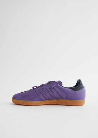 N373O Adidas Samba Y Zapatillas Con Cordones Morado Negro