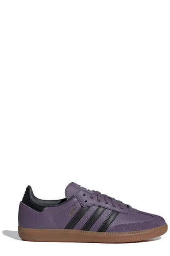 N373O Adidas Samba Y Zapatillas Con Cordones Morado Negro