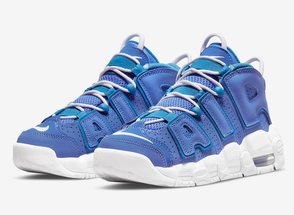 N373O Nike air more uptempo azul cielo blue and white