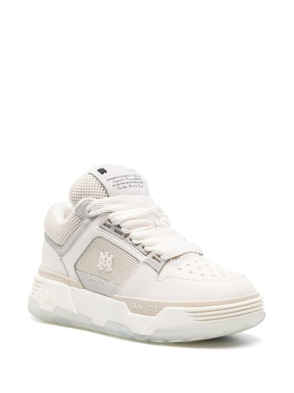 N373O AMIRI MA-1 leather chunky sneakers