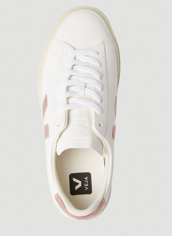 N373O VEJA V10 low-top sneakers blanco Oro Rosado