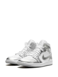 Jordan tenis Air Jordan 1 Mid SE Metallic Silver
