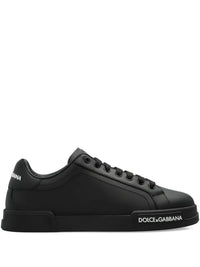 Dolce & Gabbana tenis bajos Portofino Piel negro