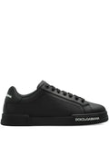 Dolce & Gabbana tenis bajos Portofino Piel negro