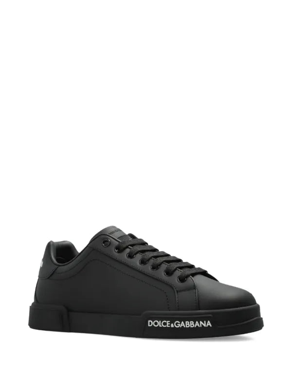 Dolce & Gabbana tenis bajos Portofino Piel negro